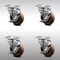 Service Caster 4 Inch SS High Temp Glass Filled Nylon Swivel Top Plate Caster Set with Brake SCC-SS20S414-GFNSHT-TLB-4 - alternate 1